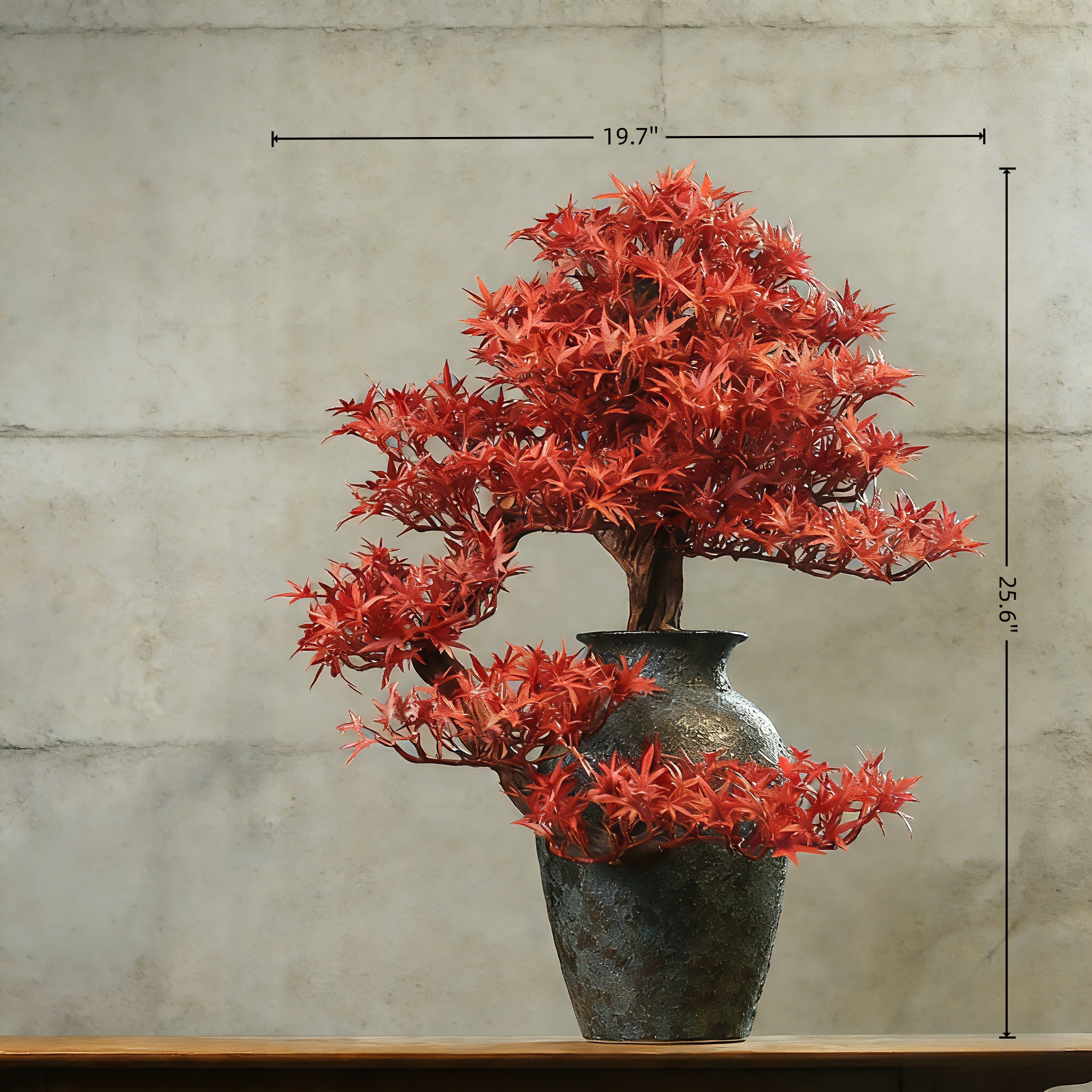 Handmade Bonsai Tree Art With Natural Wood And Ceramic Vase, Centerpieces Decoration For Home, Table, Office. Indoor Plant Gift