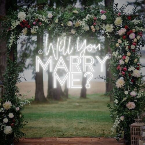 LED Event Large Neon Light Frame Letters & Numbers for Wedding Party Decoration