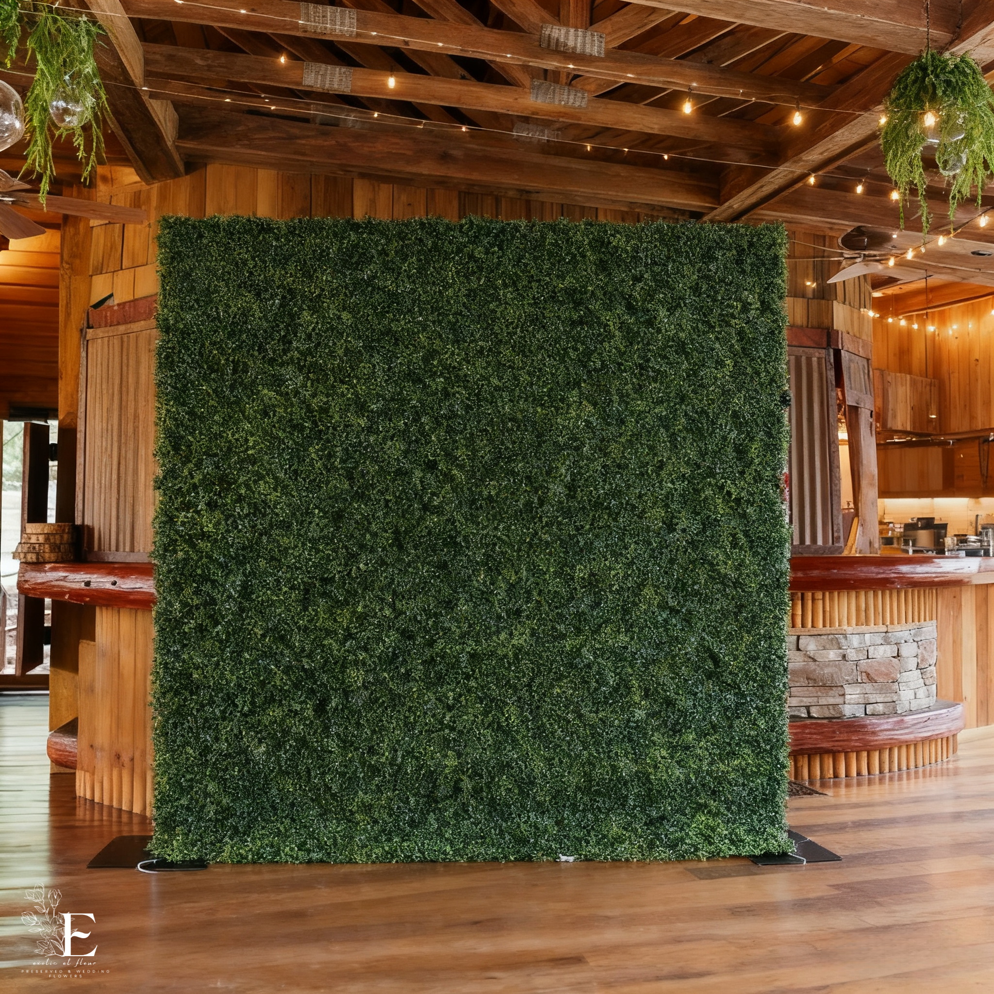 3D Grass Wall Backdrop: 8x8ft Holiday, Event And Commercial Store Decoration