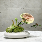 Creative Modern Luxury Artificial Flower Ornaments With Ceramic Vase: Handmade Floral Ornaments For Home