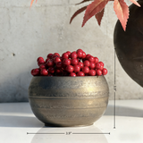 Creative Modern Luxury Preserved Flower Ornaments With Ceramic Vase: Handmade Floral Ornaments For Home