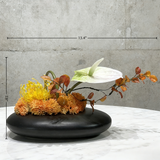 Creative Modern Luxury Artificial Flower Ornaments With Ceramic Vase: Handmade Floral Ornaments For Home