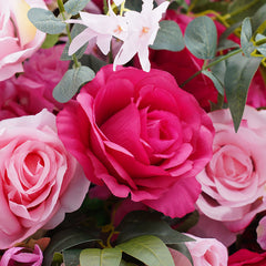 A8204 Hot Pink Wedding Table Centerpieces Flower Ball