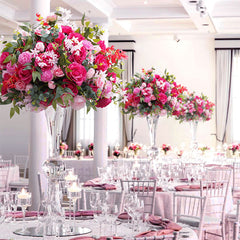A8204 Hot Pink Wedding Table Centerpieces Flower Ball
