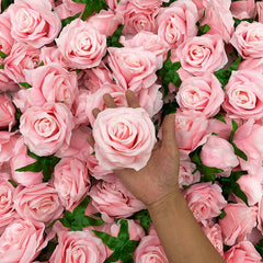 A6002 100Pcs 9CM White Rose Flower Heads Wedding Floral Arrangement