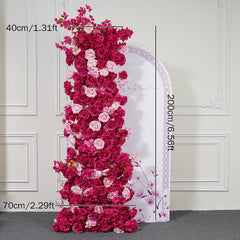 Purple Wedding Backdrop Arch Floral Arrangement A6699 A7561 A8150