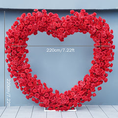 Luxury Heart-Shaped Shelf Floral Arrangement Wedding Arch Decor A7591 A6625 A7448 A7449 A8046