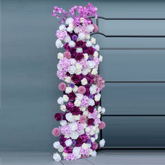 Purple Wedding Backdrop Arch Floral Arrangement A6699 A7561 A8150