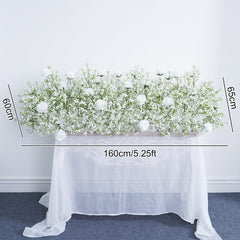 White Rose Wedding Arch Decor Stage Road Lead Floor Flower A023 A4891 A7647