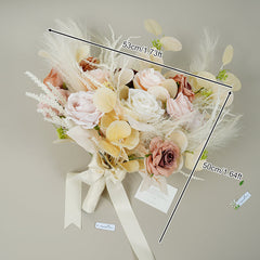A86381 1 Box Champagne Series Flowers Wedding Floral Arrangement Accessories