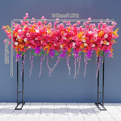 A7568 Rose Cherry Blossom Hang Wisteria Wedding Floral Arrangement