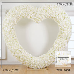 Luxury Heart-Shaped Shelf Floral Arrangement Wedding Arch Decor A7591 A6625 A7448 A7449 A8046