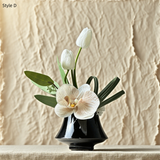 Preserved Bonsai Flower Arrangement: Wabi-Sabi Moss Art Decor