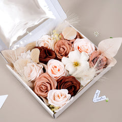 A86381 1 Box Champagne Series Flowers Wedding Floral Arrangement Accessories