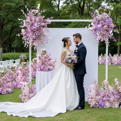 A7359 Purple Wedding Background Decoration, T-stage Road Navigation Device