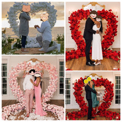 Luxury Heart-Shaped Shelf Floral Arrangement Wedding Arch Decor A7591 A6625 A7448 A7449 A8046