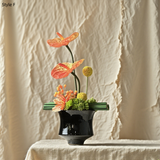 Preserved Bonsai Flower Arrangement: Wabi-Sabi Moss Art Decor