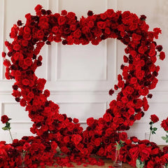 Luxury Heart-Shaped Shelf Floral Arrangement Wedding Arch Decor A7591 A6625 A7448 A7449 A8046