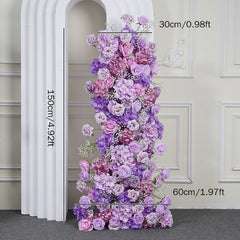 Purple Wedding Backdrop Arch Floral Arrangement A6699 A7561 A8150