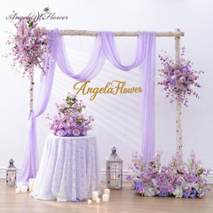 A7359 Purple Wedding Background Decoration, T-stage Road Navigation Device