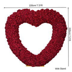 Luxury Heart-Shaped Shelf Floral Arrangement Wedding Arch Decor A7591 A6625 A7448 A7449 A8046