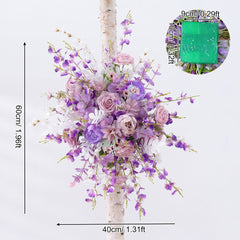 A7359 Purple Wedding Background Decoration, T-stage Road Navigation Device