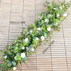 A193 A7780 A7697 Outdoor Wedding Backdrop Arch plant Rose Floral