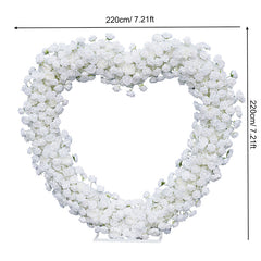 Luxury Heart-Shaped Shelf Floral Arrangement Wedding Arch Decor A7591 A6625 A7448 A7449 A8046