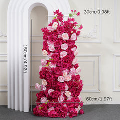 Purple Wedding Backdrop Arch Floral Arrangement A6699 A7561 A8150
