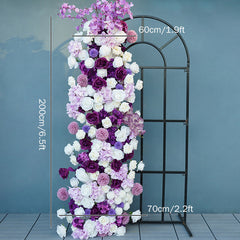Purple Wedding Backdrop Arch Floral Arrangement A6699 A7561 A8150