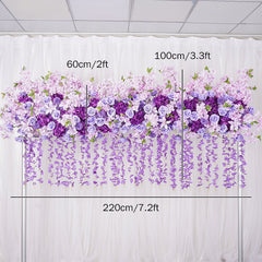 A7568 Rose Cherry Blossom Hang Wisteria Wedding Floral Arrangement