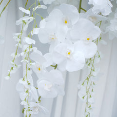 A7568 Rose Cherry Blossom Hang Wisteria Wedding Floral Arrangement