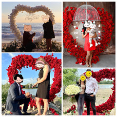 Luxury Heart-Shaped Shelf Floral Arrangement Wedding Arch Decor A7591 A6625 A7448 A7449 A8046