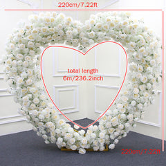 Luxury Heart-Shaped Shelf Floral Arrangement Wedding Arch Decor A7591 A6625 A7448 A7449 A8046