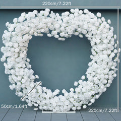 Luxury Heart-Shaped Shelf Floral Arrangement Wedding Arch Decor A7591 A6625 A7448 A7449 A8046