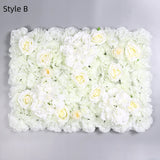 Green And White Flower Wall Panel (24" by 16" ): 3D Floral Backdrop Panel For Home Wall Decor, Commercial Store Wall Interior Decoration.