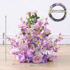 A7359 Purple Wedding Background Decoration, T-stage Road Navigation Device