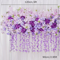 A7568 Rose Cherry Blossom Hang Wisteria Wedding Floral Arrangement