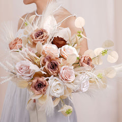 A86381 1 Box Champagne Series Flowers Wedding Floral Arrangement Accessories