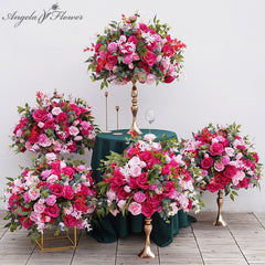 A8204 Hot Pink Wedding Table Centerpieces Flower Ball