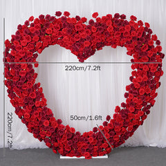 Luxury Heart-Shaped Shelf Floral Arrangement Wedding Arch Decor A7591 A6625 A7448 A7449 A8046