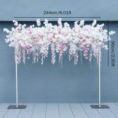 A7568 Rose Cherry Blossom Hang Wisteria Wedding Floral Arrangement