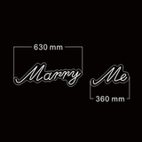LED Event Large Neon Light Frame Letters & Numbers for Wedding Party Decoration