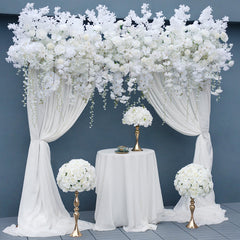 A7568 Rose Cherry Blossom Hang Wisteria Wedding Floral Arrangement