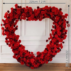 Luxury Heart-Shaped Shelf Floral Arrangement Wedding Arch Decor A7591 A6625 A7448 A7449 A8046