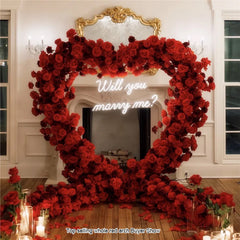 Luxury Heart-Shaped Shelf Floral Arrangement Wedding Arch Decor A7591 A6625 A7448 A7449 A8046