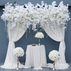 A7568 Rose Cherry Blossom Hang Wisteria Wedding Floral Arrangement