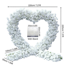 Luxury Heart-Shaped Shelf Floral Arrangement Wedding Arch Decor A7591 A6625 A7448 A7449 A8046
