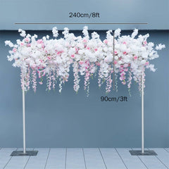 A7568 Rose Cherry Blossom Hang Wisteria Wedding Floral Arrangement