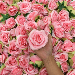 A6002 100Pcs 9CM White Rose Flower Heads Wedding Floral Arrangement
